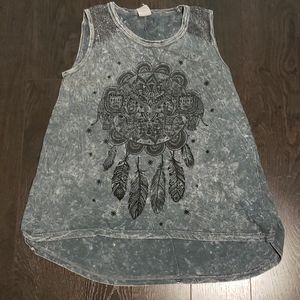 Boho chic tank top